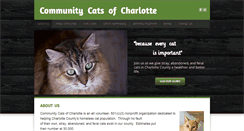 Desktop Screenshot of communitycatsofcharlotte.org
