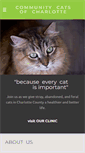 Mobile Screenshot of communitycatsofcharlotte.org